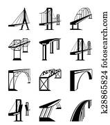 Various bridges in perspective Various bridges in perspective
