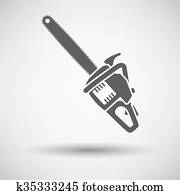 チェーンソー 刃 クリップアート 切り張り イラスト 絵画 集 K Fotosearch