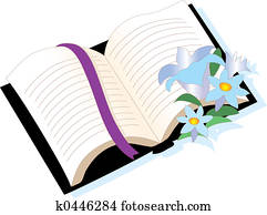 Bible with flowers Bible with flowers