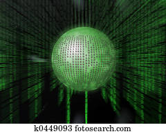 Binary code. Binary code.