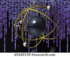 Binary code, matrix background Binary code, matrix background