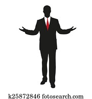 Business man in suit