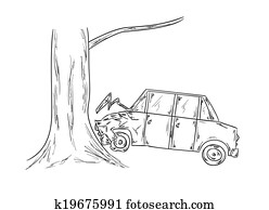 car accident sketch car accident sketch