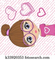 Cute Cartoon Girl Cute Cartoon Girl