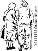 elderly couple elderly couple