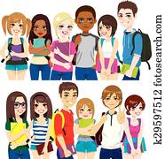 gesellschaft, von, studenten gesellschaft, von, studenten
