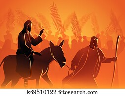 jesus, kommt, to, jerusalem, als, koenig jesus, kommt, to, jerusalem, als, koenig