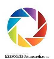 rainbow colored photography shutter rainbow colored photography shutter