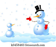 Snowman & Baby-Snowman Snowman & Baby-Snowman