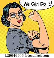 여자, 와, 안경, 우리, 양철통, 하다, 그것, 그만큼, 힘, 의, 여성 신장론