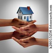 comunidade, habitação