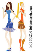 Girls waiting Girls waiting