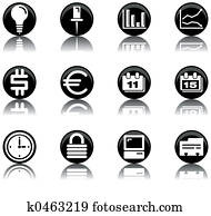 heiligenbilder, -, geschaefts, satz, 2