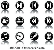 icons - music set 2 icons - music set 2
