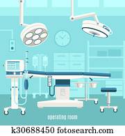 Medical operating room design poster Medical operating room design poster