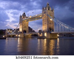 Tower Bridge by night