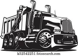 וקטור, ציור היתולי, השלך משאית