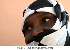 African Muslim woman