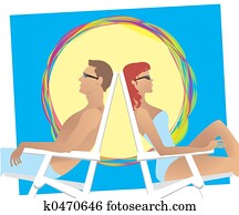 Beach couple Beach couple