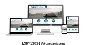 devices isolated mockup responsive web design design devices isolated mockup responsive web design design