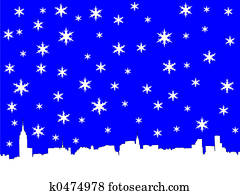 Midtown manhattan in winter Midtown manhattan in winter