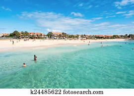 Santa Maria beach in Sal Cape Verde - Cabo Verde