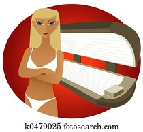 Tanning Bed - Blonde Tanning Bed - Blonde