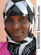 african muslim woman