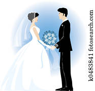 Bride and bridegroom Bride and bridegroom
