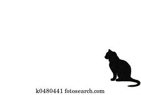 Cat silhouette Cat silhouette