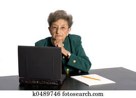 sênior, escritório, executivo