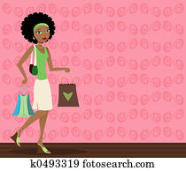 African-American Shopper African-American Shopper
