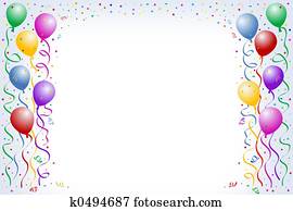 aniversário, balloon