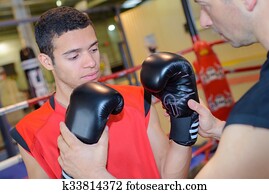 boxe, treinador
