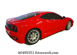 red sports car
