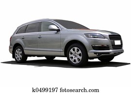 silver sports suv