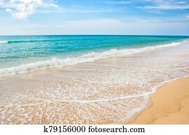 Wave & Sand beach background Wave & Sand beach background