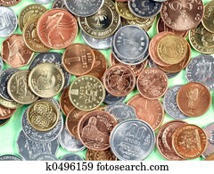world currency, coins