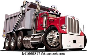 וקטור, ציור היתולי, השלך משאית