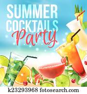 Cocktail party poster Cocktail party poster