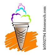 Ice cream cone Ice cream cone