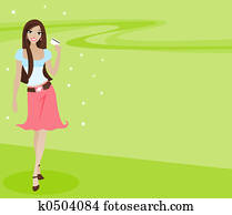 kreditkarte, in, hand, 1