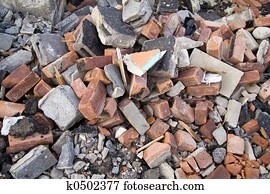 Pile of Discarded Bricks