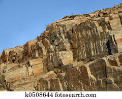 Rocky landscape - bare stone wall
