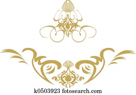 swirl shield gold swirl shield gold