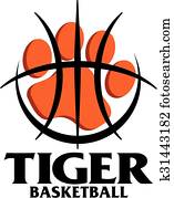 tiger, basquetebol