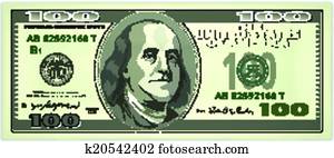 Vector Realistic Dollar