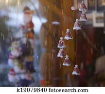 겨울, 눈, 종, 딸랑딸랑, 박람회, 크리스마스