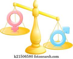 Battle of the sexes concept