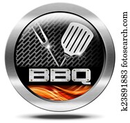 Bbq Symbol - Barbecue Icon Bbq Symbol - Barbecue Icon